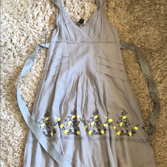 Lithe Anthropologie Dress silk cotton size 10 - Picture 6 of 6